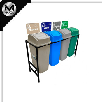 Producto - 7874 CENTRO SEPARACION BASURA 4X80L BAL LAT