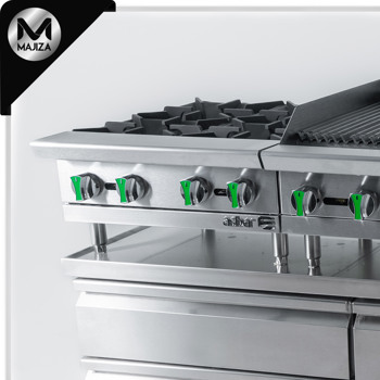 Producto - PARRILLA A GAS DE 4 FUEGOS ABIERTOS EMERALD LINE