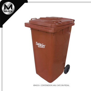 Producto - 8943CA CESTO 240L CAFE S/PEDAL