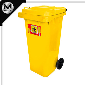 Producto - 8952RPBI CESTO 120L AMARILlO S/PEDAL C/IMP