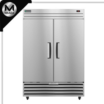 Producto - ER2A-FS, refrigerador vertical de dos secciones, puertas completamente de acero