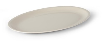 Producto - PLATON DE MELAMINA BEIGE OVAL 29 CMS