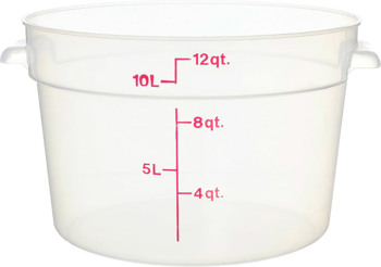 Producto - CONTENEDOR REDONDO DE 12QT