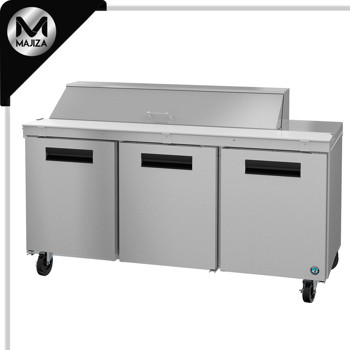 Producto - SR72B-16, refrigerador, mesa de preparación de sándwiches de tres secciones