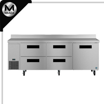 Producto - WLR93B-D4, refrigerador de montaje lateral, encimera de tres secciones