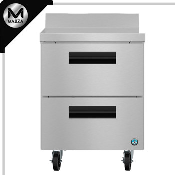 Producto - WR27B-D2, refrigerador, encimera de una sola sección, cajones de acero inoxidable
