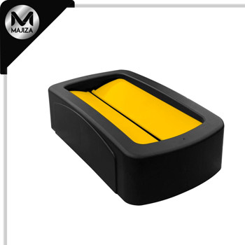 Producto - T9261AM TAPA ABATIBLE CESTO ZVELTE AMARILLA