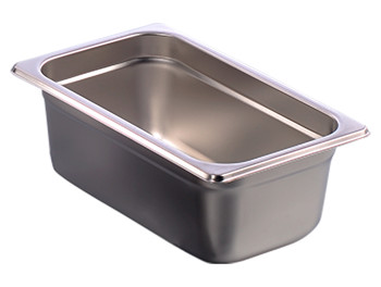 Producto - FUENTE DE ACERO INOXIDABLE CUARTO (26.5x16.2 CM) CON 2 ½ IN DE PROFUNDIDAD (6 CM)