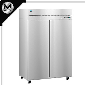 Producto - F2A-FSN, congelador vertical de dos secciones, puertas de acero inoxidable con cerradura