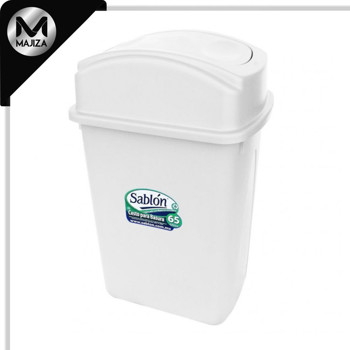 Producto - 8102BL CESTO 65L BLANCO BALANCIN LATERAL