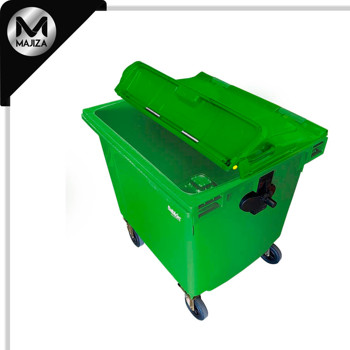 Producto - 8626VD CONTENEDOR 660L VERDE S/ PEDAL