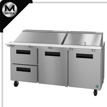 Producto - SR72B-30MD2, refrigerador, mesa de preparación Mega Top de tres secciones