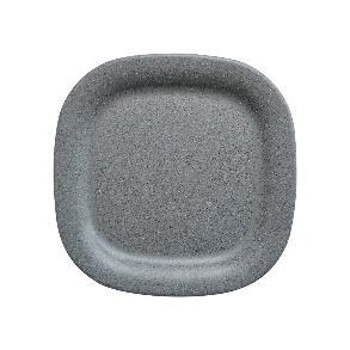 Producto - 84703 PLATO CUADRADO 8" MELAMINA   GRAY GRANITE 