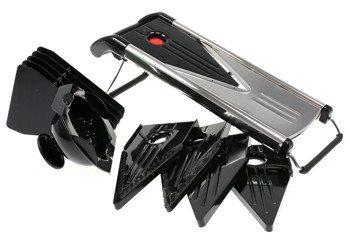 Producto - MANDOLINA PROFESIONAL GOURMET REBANA 1.5,2.5,3.5MM Y JULIANA,3.5*3.5,7*7MM,AI