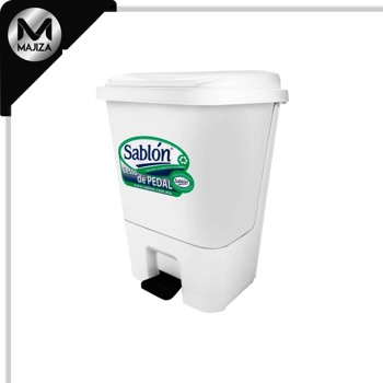 Producto - 8522BL CESTO DE PEDAL BLANCO 17L