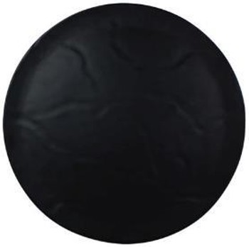 Producto - 83696 RIVOLI PLATON REDONDO 32 CM DE MELAMINA NEGRA MATE