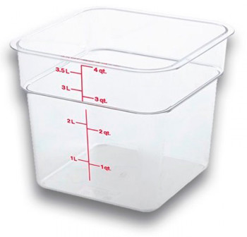 Producto - RECIPIENTE CUADRADO DE POLICARBONATO 4L