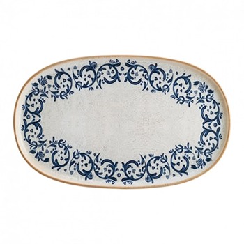Producto - 91018 PLATO OVAL 34 cm Viento Hygge