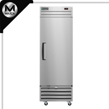 Producto - EF1A-FS, congelador vertical de una sola sección, puerta de acero inoxidable con cerradura