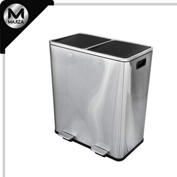 Producto - 703GR CESTO METALICO 2X30L DE RECICLAJE