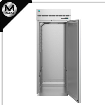 Producto - RT1A-FS-FS, refrigerador vertical de una sola sección con puerta enrollable y cerradura