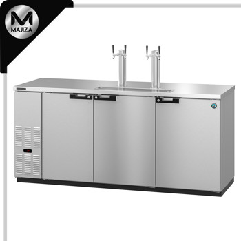 Producto - DD80-S, refrigerador, tres secciones, barra trasera de acero inoxidable, extracción directa