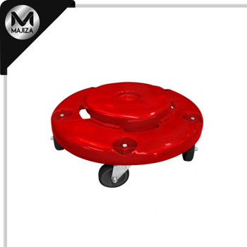 Producto - 838RJ BASE RUEDAS CESTO TOFF ROJO