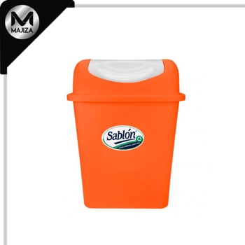 Producto - 8091NA CESTO MEDIANO BALANCIN NARANJA/TRASLUCIDO 17 LT