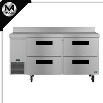Producto - WLR67B-D4, refrigerador de montaje lateral, encimera de dos secciones