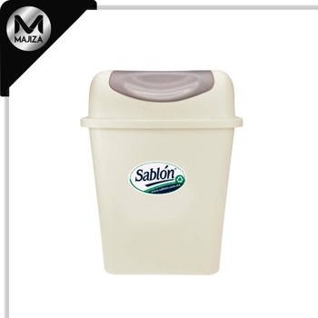 Producto - 8092BE CESTO MEDIANO BALANCIN BEIGE/HUMO 17 LT