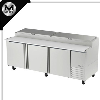 Producto - MESA REFRIG. DE PREP. - PIZZAS. TABLA DE CORTE DE 19". 6 CAJONES.