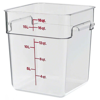 Producto - RECIPIENTE CUADRADO DE POLICARBONATO 18L