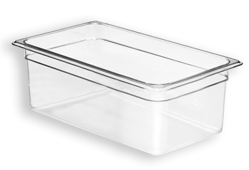 Producto - FUENTE DE POLICARBONATO TERCIO (32x17.5 CM) CON 4 IN DE PROFUNDIDAD (10 CM)