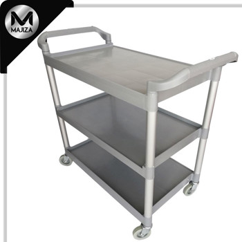Producto - 816GR CARRITO SERVICIO 3 NIVEL POSTES ALUMINIO