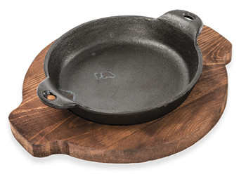 Producto - COMAL PARA QUESO CON OREJAS ( 15 CMS ) ACERO AL CARBON