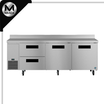 Producto - WLR93B-D2, refrigerador de montaje lateral, encimera de tres secciones