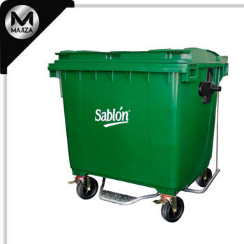 Producto - 8736VD CONTENEDOR 1100L VERDE C/ PEDAL