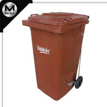 Producto - 8173CA CESTO 240L CAFE C/PEDAL