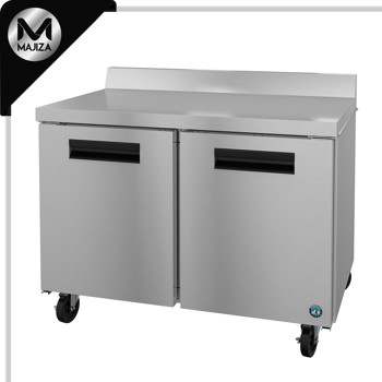 Producto - WF48B, congelador, encimera de dos secciones, puertas de acero inoxidable