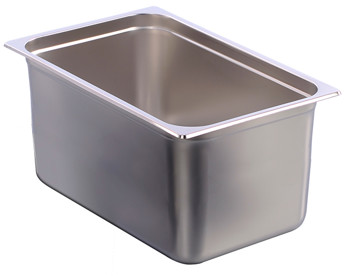 Producto - FUENTE DE ACERO INOXIDABLE ENTERO (33x53.5 CM)  CON 8 IN DE PROFUNDIDAD (20 CM)